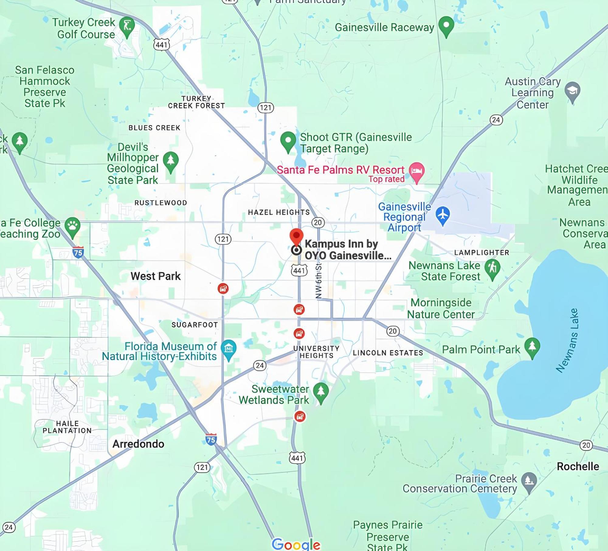 Kampus Inn Gainesville - University Area Hotel Kültér fotó